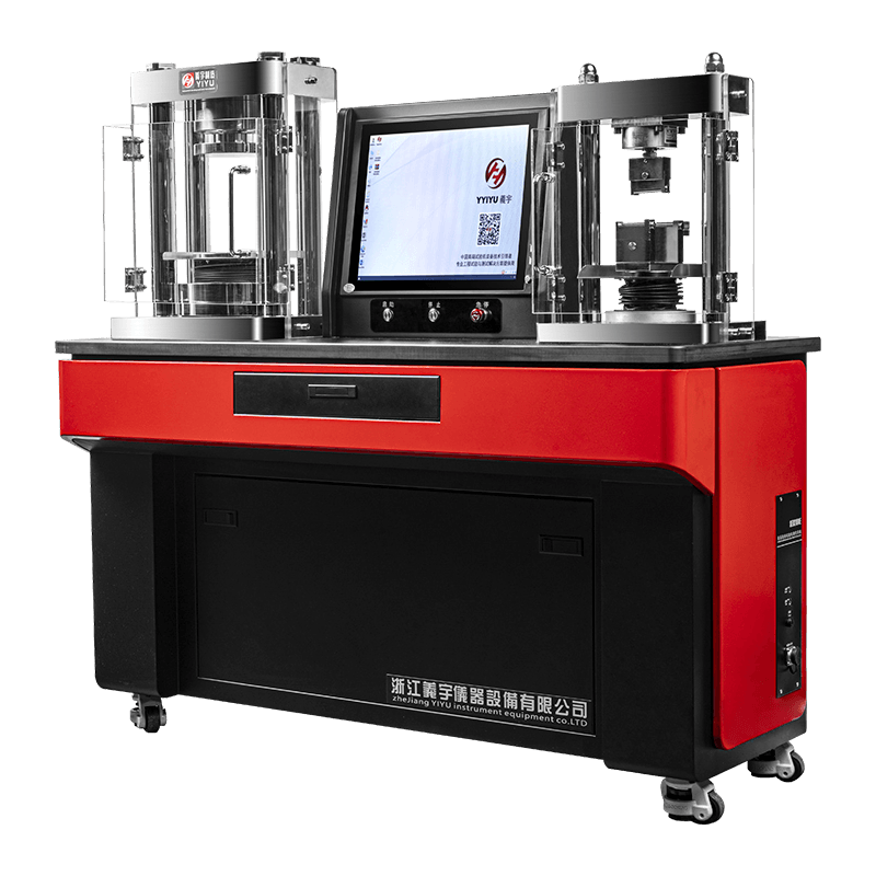 Macchina integrata per la compressione e la resistenza alla flessione del cemento controllata da microcomputer a quattro colonne serie YYW-DS